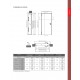 Plans et Dimensions Bloc-Porte reversible blanc 900x2100
