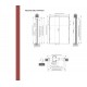 Plans Bloc-Porte 900+900x2045 - 2 Vantaux