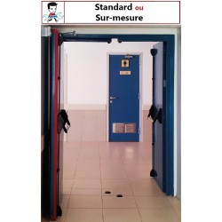 Porte va et vient acier