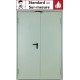 Porte coupe feu sur mesure 2 vantaux