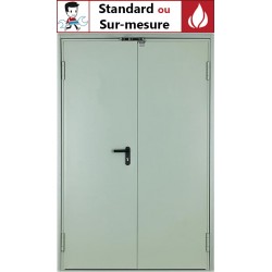 Porte coupe feu sur mesure 2 vantaux
