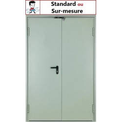 Porte métallique sur mesure 2 vantaux