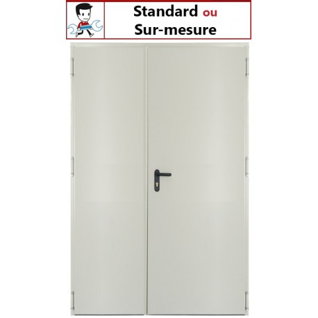 Porte en Acier 2 vantaux - M