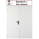 Porte premium E - 2 vantaux - Applique