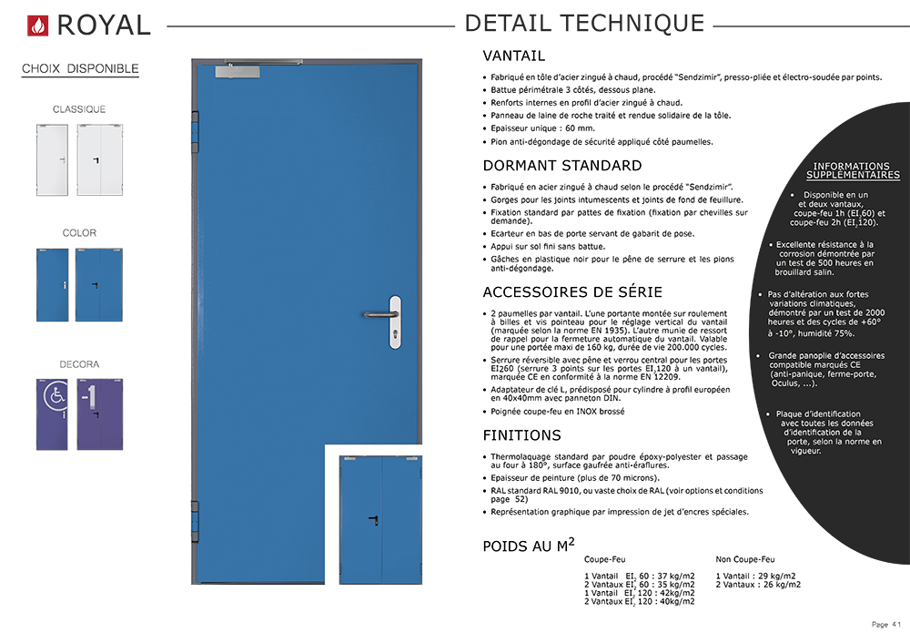 Porte Coupe Feu Portemetalcom